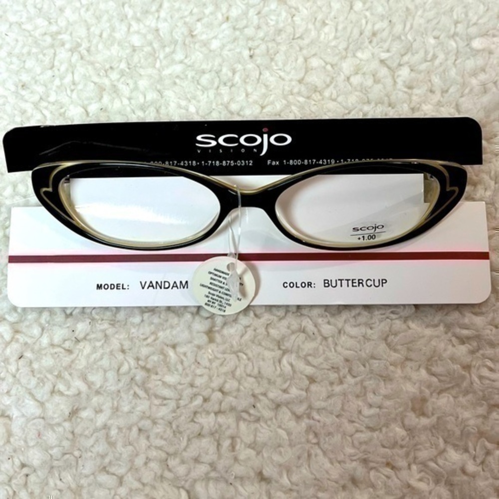 Scojo NY Vision "Vandam St" Buttercup Reading Glasses +1.00